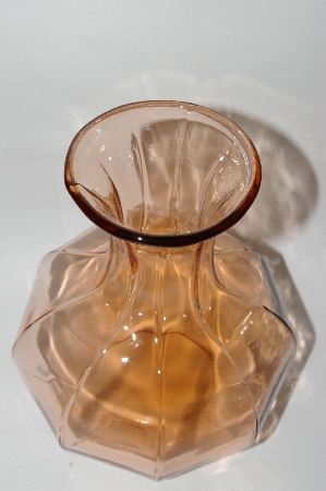 +MBA #59-214   " Large Vintage Pink Depression Glass Decanter or Vase?