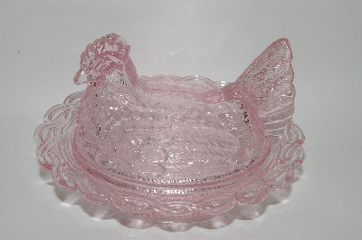 +MBA #59-080   Vintage Light Pink Chicken Candy Dish