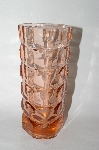 +MBA #60-138  Vintage Pink Glass "Luminarc"  Made In France Vase