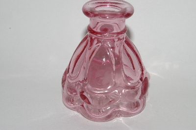 +MBA #60-232   "2004  Reproduction Pink Glass Bud Vase