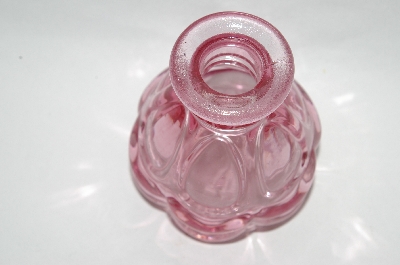 +MBA #60-232   "2004  Reproduction Pink Glass Bud Vase