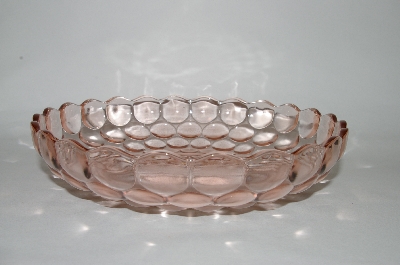 +MBA #60-116  " Vintage Pink Depression Glass Bubble Dish