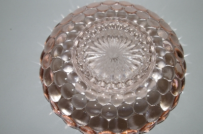 +MBA #60-116  " Vintage Pink Depression Glass Bubble Dish