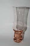 "SOLD"  MBA #60-085  Vintage Pink Glass Tall Bar Glass