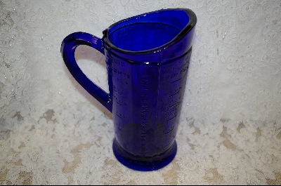 +MBA  "Reproduction Colbalt Blue Measuring Pitcher #5009