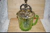 +MBA #4906  "Hazel-Atlas Green 4 Cup Glass Beater Set #4906