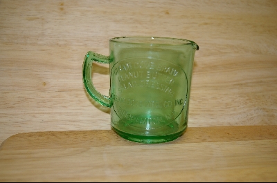 +Reproduction Green Glass Measuring Cup #4825
