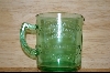 +Reproduction Green Glass Measuring Cup #4825