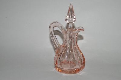 +MBA #63-165  Vintage Pink Depression Glass US Glass Small "Cruet"