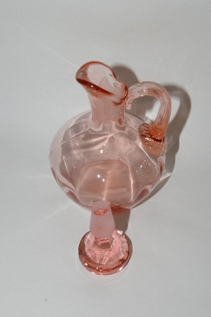 +MBA #63-312  Vintage Pink Depression Glass "Apple Blossom Pink" Cruet