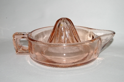 +MBA #64-319  Vintage Pink Glass Reamer