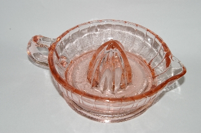 +MBA #64-315   " Vintage Bright Pink Glass Reamer
