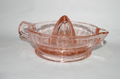 +MBA #64-315   " Vintage Bright Pink Glass Reamer