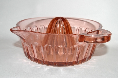 + MBA #64-305  Vintage Pink Glass Reamer