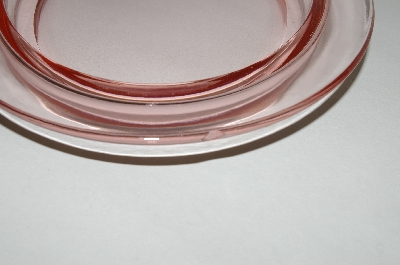 +MBA #64-155  "Vintage Pink Depression Glass Oval Tray
