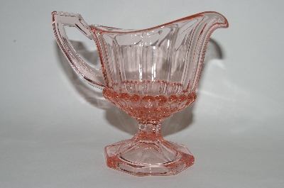 +MBA #64-481  " Vintage Pink Depression Glass Fancy Creamer