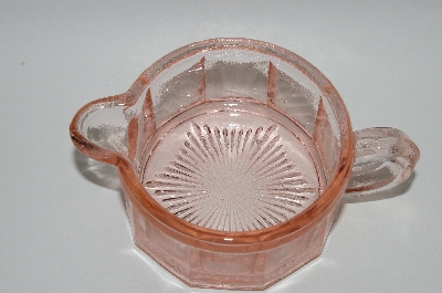 +MBA #64-345  Limited Edition Reproduction Pink Glass Reamer Cup