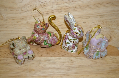+MBA  "Set Of 4 Critter Ornaments #5091