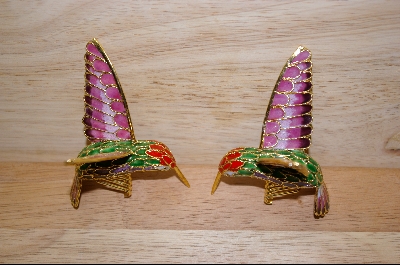 +MBA "Set of 4 Hummingbird Ornaments #5075