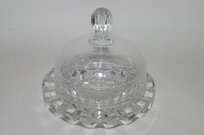+MBA #65-056   "Salina Glass Covered Butter Dish