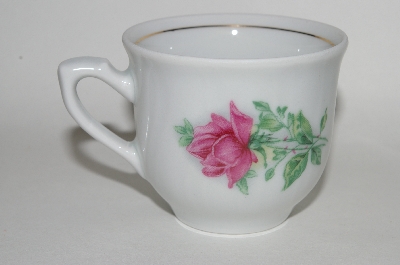 +MBA #66-116 Baum Brothers "Maria Pattern" Set Of 8 Expresso Cups & saucers"