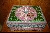+MBA  "The "Pink Flower LadyBug " Jewerly Box