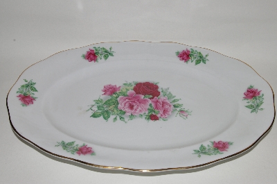 +Baum Brothers "Maria Pattern" Oval Serving Platter