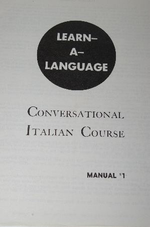 1956  Italian "Learn-A-Language" 4 Album Set