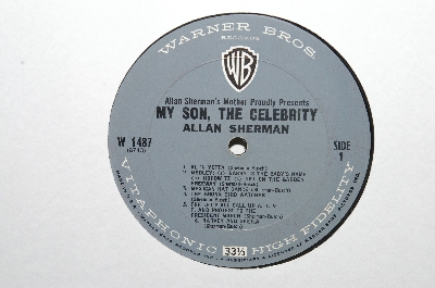 1963 Alan Sherman "My Son The Celebrity" Album