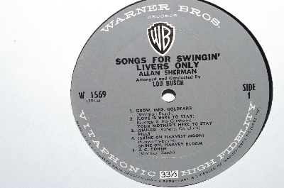 1964 Alan Sherman "For Swingin Lovers Only" Album
