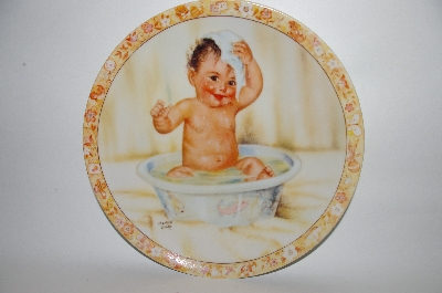 +  MBA #68-006  "1984 By Charlotte Becker "Smiling Through" Collectors Plate