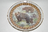 +MBA #68-020  "Mother Bear & Cubs Ceramic Plate