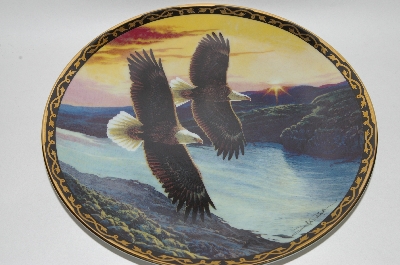 +MBA #68-040  1994 John Pitcher "By Dawn's Early Light" On The Wings Of Eagles Plate Series