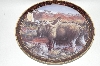"SOLD"        MBA #68-052      "2000 Trevor V. Swanson "Evening Solitude" Moose Collectors Plate