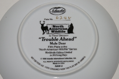+ MBA #68-089  1998  Trevor V. Swanson "Trouble Ahead" Mule Deer  Collectors Plate