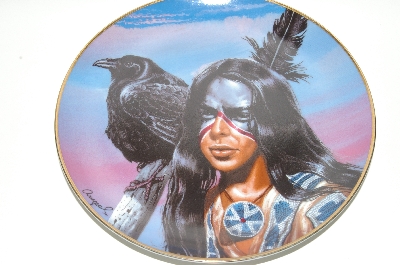 + MBA #69-139   Gary Ampel "Spirit Of The Black Crow" Collectors Plate