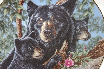 +MBA #69-134  1994  "Babies Of Spring" Collectors Plate Black Bears