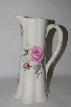 +MBA #70-7924   Antique Look Pink Claremont Vase / Pitcher