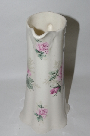 +MBA #70-7924   Antique Look Pink Claremont Vase / Pitcher