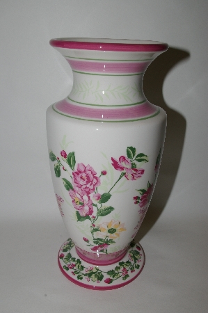 +MBA #69-019  Laura Ashley Home Floral Vase