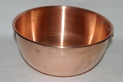 +MBA #71-048  "35 year Old Copper Mixing Bowl