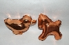 +Set Of 2 Older Animal Shaped Copper Jello Molds