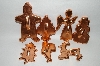 +MBA #70-7994  "Set Of 7 Older Copper Christmas Cookie Cutters