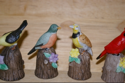 +   Collectible Set Of 6 Enesco Bird Thimbles