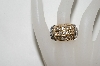 +MBA #77-044     14K Yellow Gold Carlo Viani Large Diamond Ring