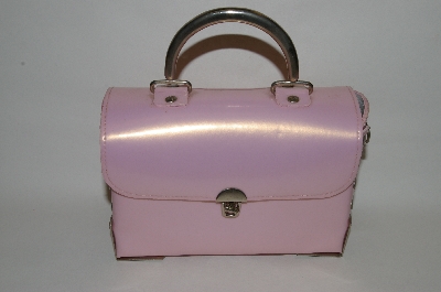+MBA #63-184  "1940's Pink Patent Leather Purse