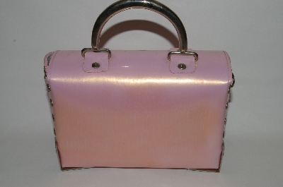 +MBA #63-184  "1940's Pink Patent Leather Purse