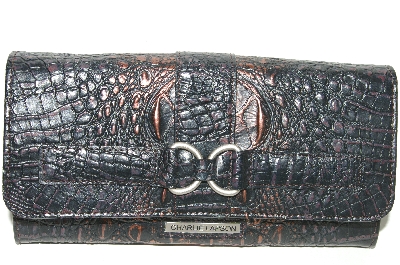 +MBA #82-060   "Charlie Lapson Charcoal "Vercelli" Wallet