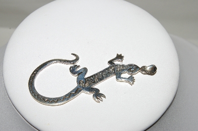 +MBA #84-138   Sterling South Western Lizzard Pendant