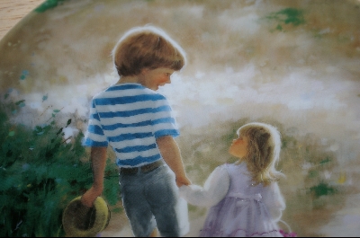 +MBA #5660  "Donald  Zolan Childhood Friendship Collection "Country Walk" 1989
